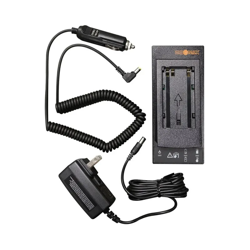 GeoMax ZCH200 Pengisi Daya dengan Adaptor Daya AC untuk Baterai ZBA200, ZBA400, dan ZBA600