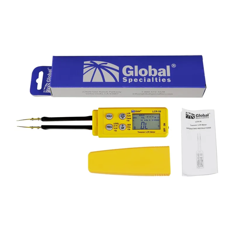 Global Specialties LCR-58 Tweezer LCR Meter with ESR