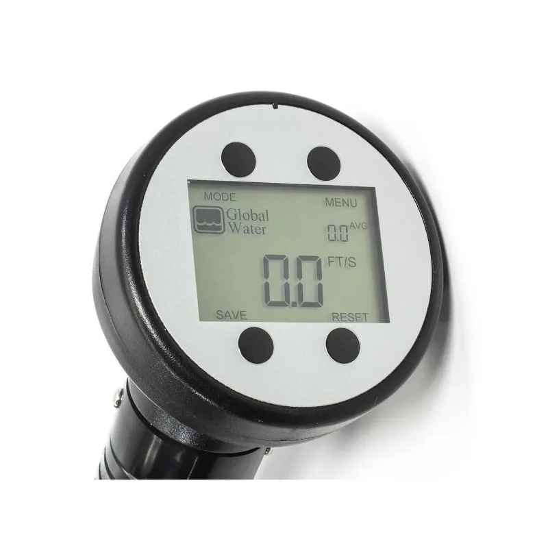 Global Water FP111-S [BA1110] Alat Pengukur Aliran dengan Kepala Putar dan Pegangan Berukuran 3,7 kaki hingga 6,0 kaki (1,1 m hingga 1,8 m) 