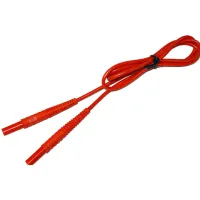 Gossen Metrawatt MCABLE-1-2m-red [Z592A] Measurement Cable with Banana Plug, 1.2 m, Red 