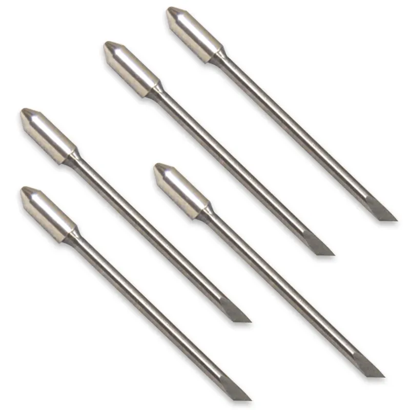 Graphtec CB09-P Cutting Blade, 0.9mm dia. 45º angle, Supersteel (5 blades/pack)