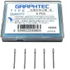 Graphtec CB09-P Cutting Blade, 0.9mm dia. 45º angle, Supersteel (5 blades/pack)