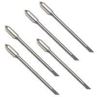 Graphtec CB09UB-5 Cutting Blade, 0.9mm dia. 45º angle, Supersteel (5 blades/pack)