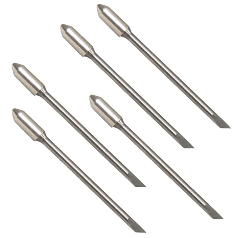 Graphtec CB09UB-5 Cutting Blade, 0.9mm dia. 45º angle, Supersteel (5 blades/pack)