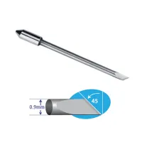 Graphtec CB09UB-5 Cutting Blade, 0.9mm dia. 45º angle, Supersteel (5 blades/pack)