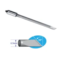 Graphtec CB09UB-K60-5 Cutting Blade, 0.9mm dia. 60º Angle, for Car-Film (5 Blades/Pack)