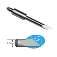 Graphtec CB15UA-5 Cutting Blade, 1.5mm Dia. 45º Angle, for High Intensity Reflective Film (5 Blades/Pack)
