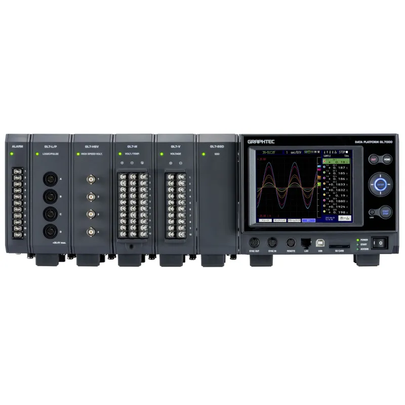 Graphtec GL7000 Modular Type Data Logger, Data acquisition Unit