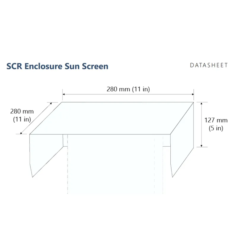 Greyline Instruments SCR Enclosure Sunscreen