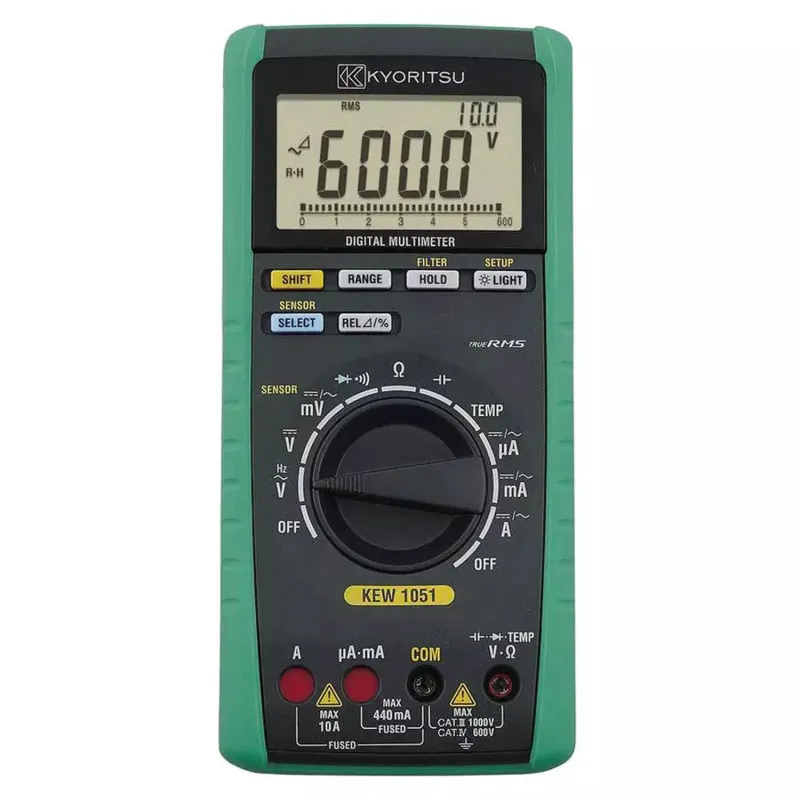 Kyoritsu 1051 [KEW1051] True-RMS Digital Multimeter, 1000V