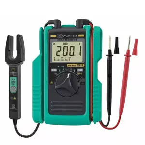 Kyoritsu Kew Mate 2001A [KM2001A] Digital Multimeter with AC/DC Clamp Sensor, 600V/100A