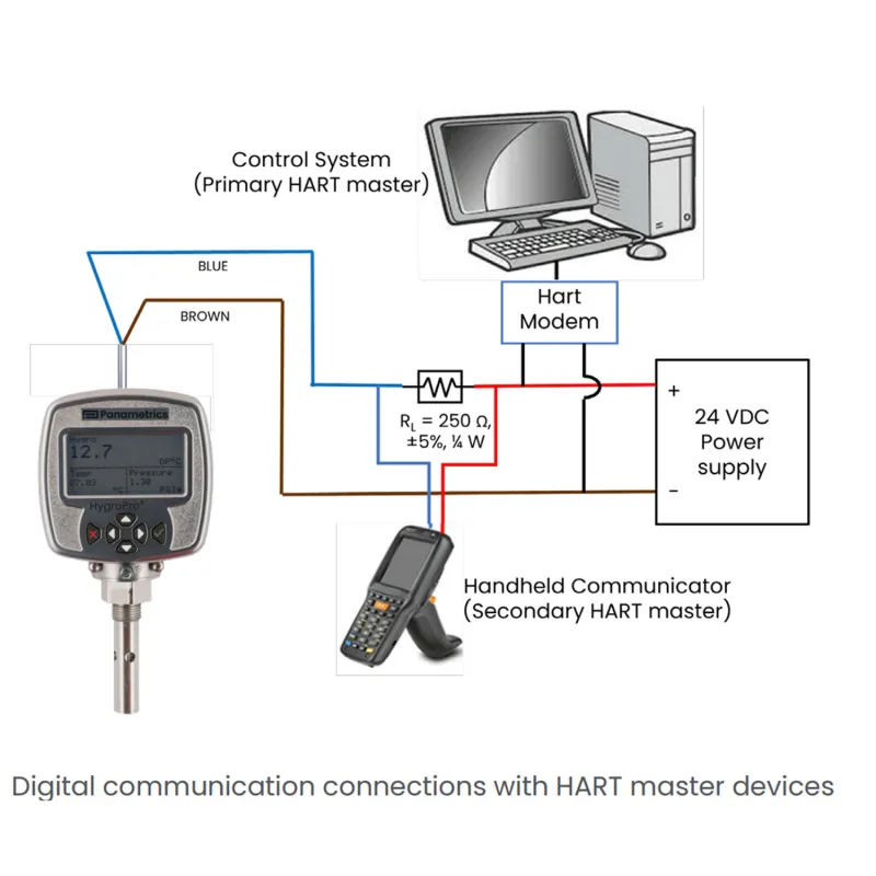 Panametrics HygroPro II Moisture Transmitter