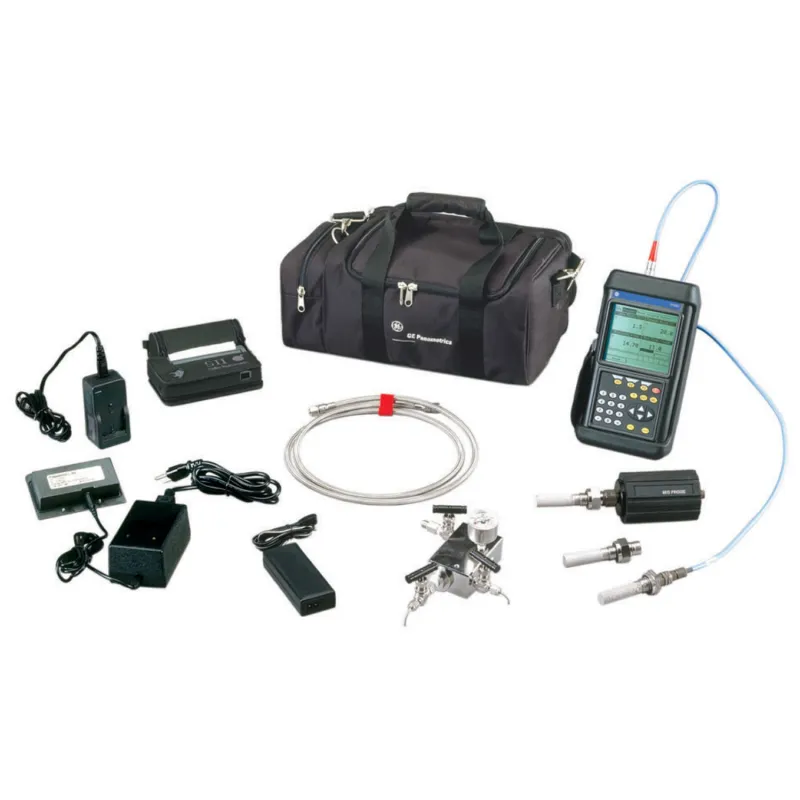 Panametrics PM880 [PM880PKG-2-0-01] Hygrometer, 230V with Sample System Pressure Gauge 1000 psig (0 to 70 bar), M2LRT Probe and  NIST Calibration Certification