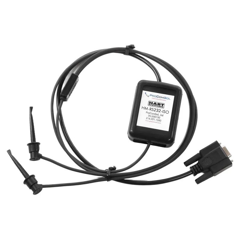 ProComSol HM-RS232-ISO-BP Isolated RS232 HART Modem with Banana Plug