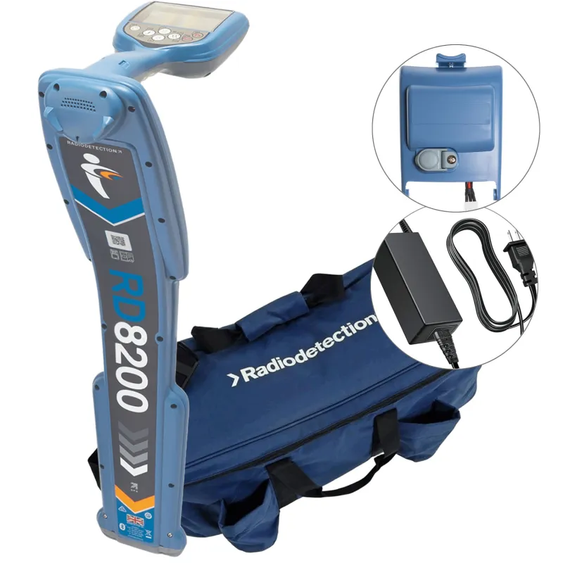 SPX Radiodetection RD8200 [10/RD8200-BAG-UK] Precision Pipe and Cable Locator with Soft Carrying Bag
