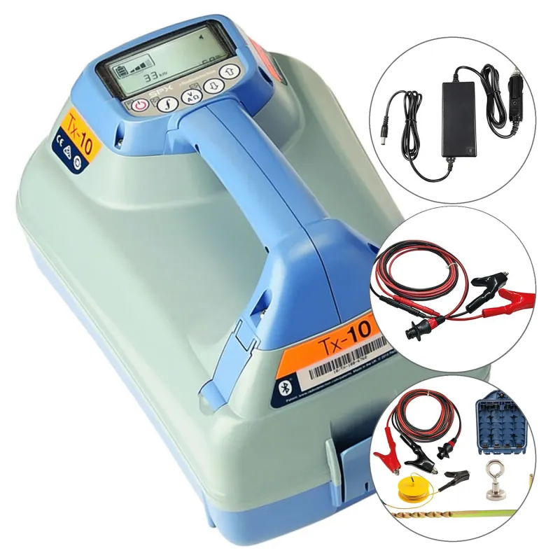 Radiodetection Tx-10B [10/TX10B-RA-BAN-UK] Multifunction Signal Transmitter with iLOC Remote Control, Auto Charger (Insulated Plug and Socket Direct Connection Lead)