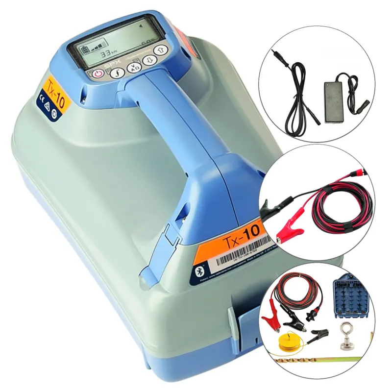 Radiodetection Tx-10B [10/TX10B-RM-UK] Pemancar Sinyal Multifungsi dengan Remote Control iLOC, Pengisi Daya Listrik (Kabel Sambungan Langsung Standar)