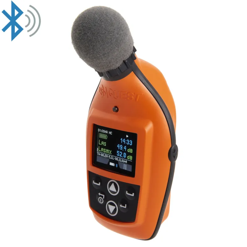 TSI Quest Edge 8 [EG8-BT] Dosimeter Kebisingan Pribadi dengan Bluetooth Nirkabel
